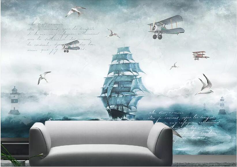 wallpaper-for-kids-room-custom-large-aircraft-sailing-sea-3d-photo-wallpaper-wall-mural-background-wall-wallpaper-3d
