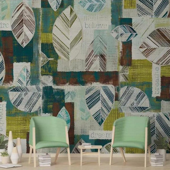 wallpaper-for-kids-room-Custom-wall-sticker-modern-minimalistic-abstract-geometric-wallpaper-3d-leaf-background-papier-peint-wall-covering