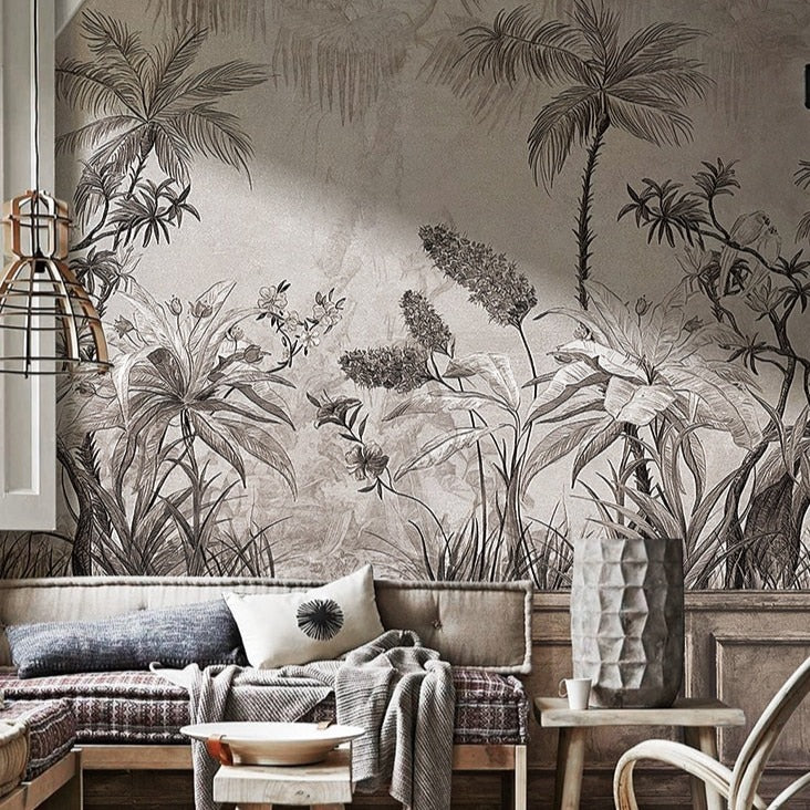 custom-french-retro-rainforest-wallpaper-for-living-room-dining-room-tv-background-mural-tropical-art-wall-paper-papier-peint