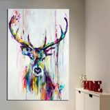 custom-abstract-deer-wall-art-print-painting-decorative-pictures-home-living-room-colorful-stag-animal-poster-canvas-drop-ship