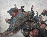 custom-wallpaper-peacock-peony-watercolor-sand-painting-style-new-chinese-style-tv-background-wall-murals-3d-wallpaper