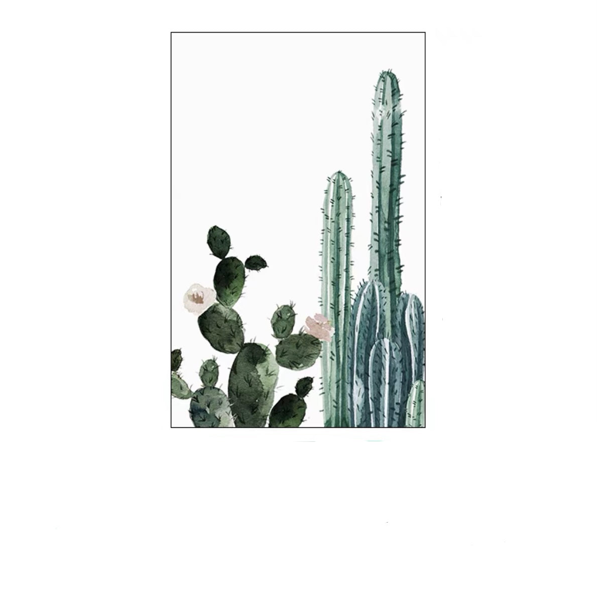 Glass Window Film Frosted Opaque Privacy Glass Films Cactus
