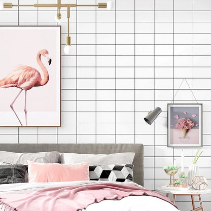 black-and-white-geometry-wallpaper-wallcovering-classic-minimalist-wall-covering-nordic-style-wallpaper-paiper-peint
