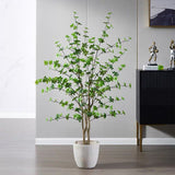 Potted Artificial Trees Fake Plants for Home Decor