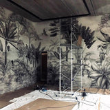 Custom Wallpaper Mural Nordic Style Forest (㎡)