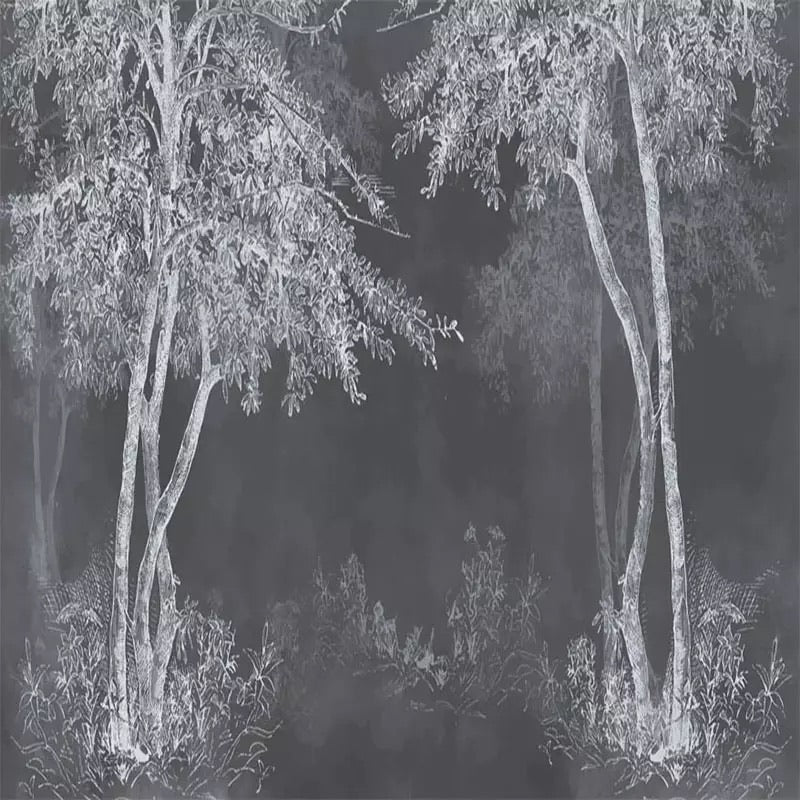 custom-photo-wallpaper-3d-hand-painted-canvas-oil-painting-tropical-plants-green-leaf-living-room-bedroom-home-decor-wall-mural-nordic-abstract-forest-woods-black-interior