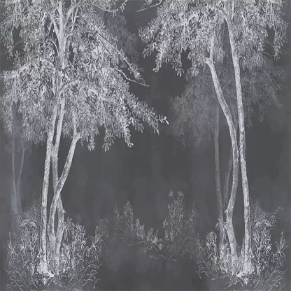 custom-photo-wallpaper-3d-hand-painted-canvas-oil-painting-tropical-plants-green-leaf-living-room-bedroom-home-decor-wall-mural-nordic-abstract-forest-woods-black-interior