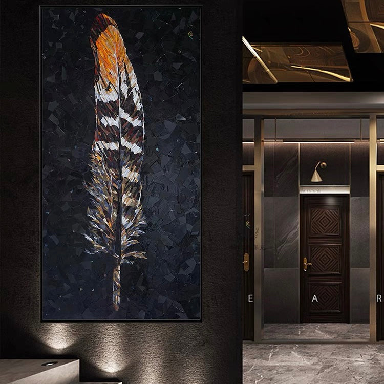 custom-luxury-glass-mosaic-mural-for-living-room-bathroom-hotel-hallway-reception-wall-decor-glass-mosaics-modern-black-feather-dark-interior-wall-decor-wall-art