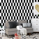 black-and-white-wallpaper-wallcovering-nordic-style-classic-striped-wallpaper-papier-peint