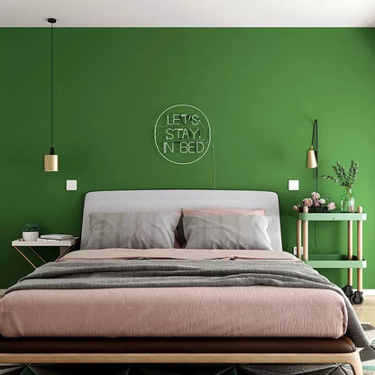 Nordic Style Minimalist Solid Color Wallpaper-Green (5㎡)