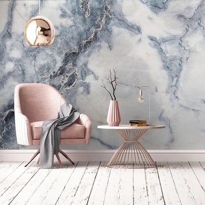 Custom Marble Effect Wallpaper Mural (㎡)