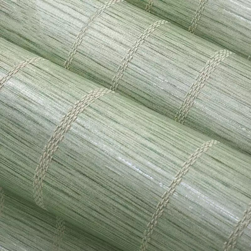 Straw Effect Wallpaper Modern Chinese Style Wallcovering (5.3 ㎡)