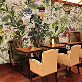 Custom Wallpaper Mural Tropical Plants and Animals (㎡)
