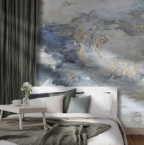 Nostalgic Wood Panel Wallpaper Mural (㎡)