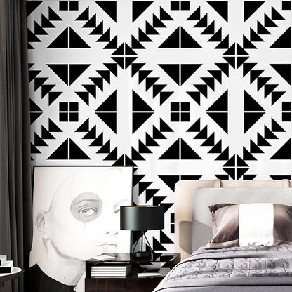 black-and-white-wallpaper-wallcovering-nordic-style-classic-striped-wallpaper-papier-peint
