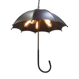 Retro Umbrella Shape Industrial Style Wrought Iron Pendant Lamp