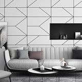 black-and-white-geometry-wallpaper-wallcovering-classic-minimalist-wall-covering-nordic-style-wallpaper-paiper-peint