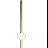 Nordic Golden Chandelier Concise Long Stick Led Hanging Light Fixtures