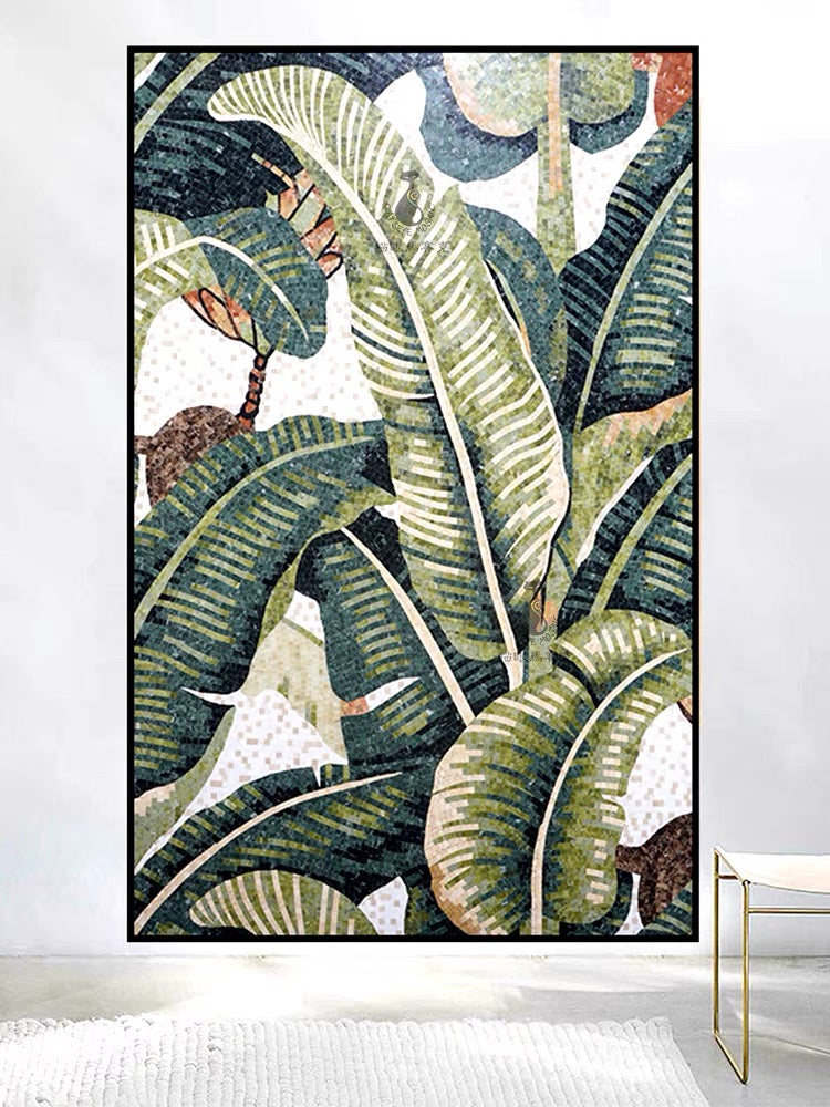 custom-luxury-glass-mosaic-mural-tropical-leaves-for-living-room-bathroom-hotel-hallway-reception-wall-decor-glass-mosaics-rainforest-retro-banana-leaves