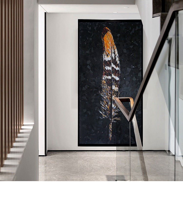 custom-luxury-glass-mosaic-mural-for-living-room-bathroom-hotel-hallway-reception-wall-decor-glass-mosaics-modern-black-feather-dark-interior-wall-decor-wall-art