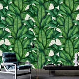 European-retro-hand-painted-rainforest-plant-banana-leaf-photo-wallpaper-decorative-mural-living-room-background-papier-peint