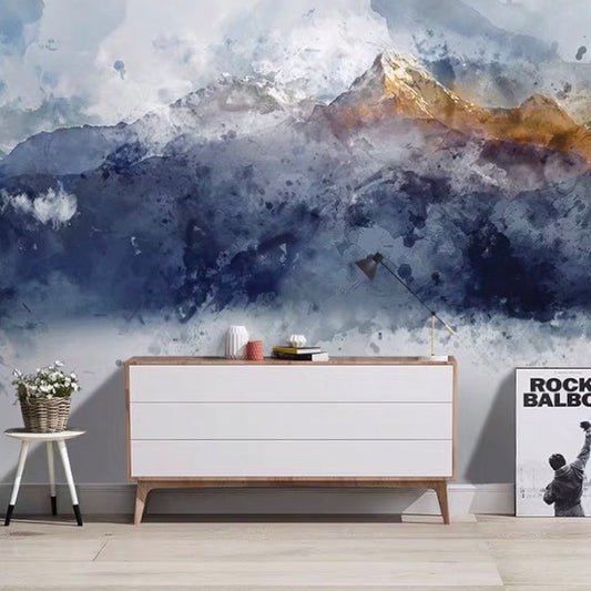 Modern Wallcovering Hand-painted Abstract Art Wallpaper Mural (㎡)
