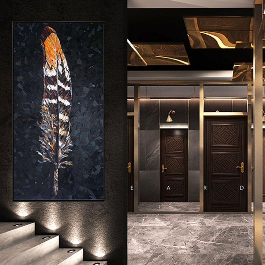 custom-luxury-glass-mosaic-mural-for-living-room-bathroom-hotel-hallway-reception-wall-decor-glass-mosaics-modern-black-feather-dark-interior-wall-decor-wall-art