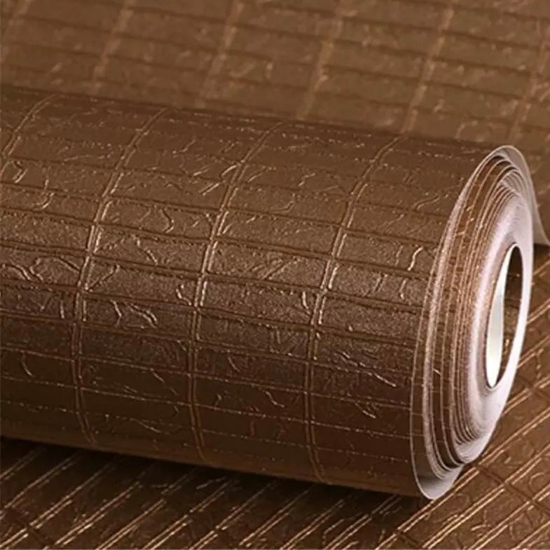 Modern Style Leather Pattern Effect High-end Wallpaper (5.3 ㎡)