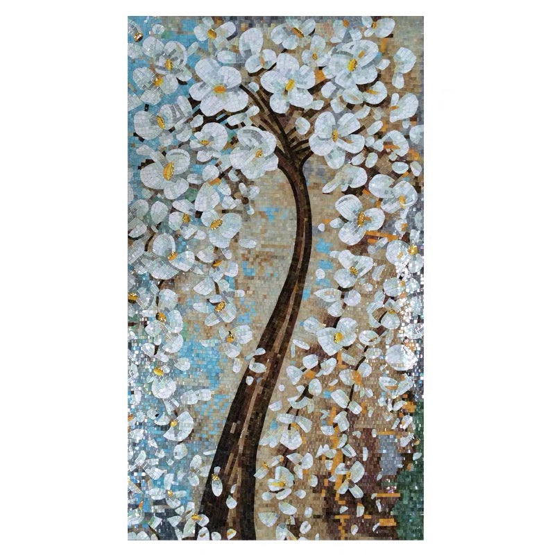 Custom Art Mural Glass Mosaic Luxury Wall Decoration