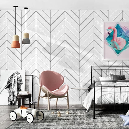 black-and-white-geometry-wallpaper-wallcovering-classic-minimalist-wall-covering-nordic-style-wallpaper-paiper-peint