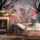 custom-wallpaper-mural-home-decorative-mural-european-style-retro-hand-painted-tropical-rainforest-tv-background-wallpaper-papier-peint