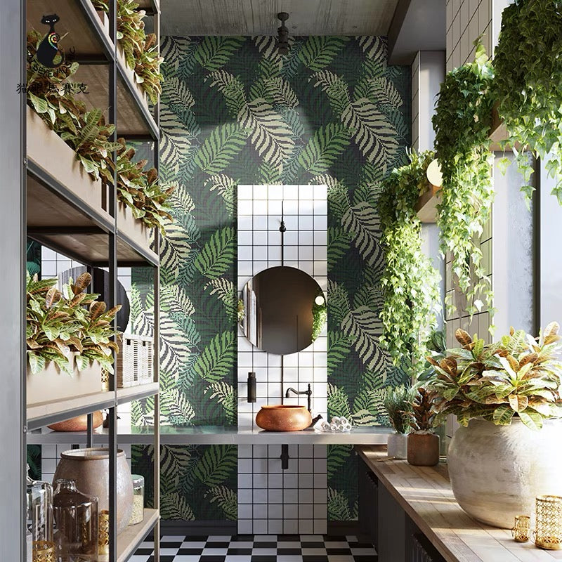 custom-luxury-glass-mosaic-mural-tropical-leaves-for-living-room-bathroom-hotel-hallway-reception-wall-decor-glass-mosaics-rainforest-retro-palm-leaves
