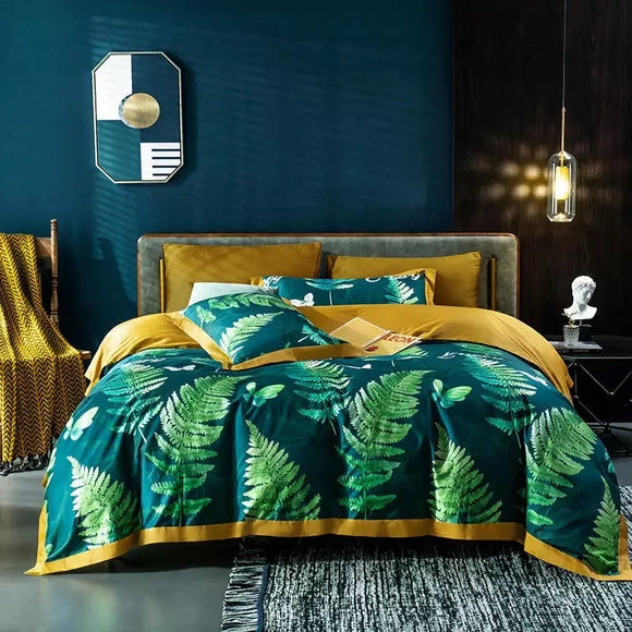 Luxury Egyptian Cotton Bohemia Duvet Cover Set Tropical