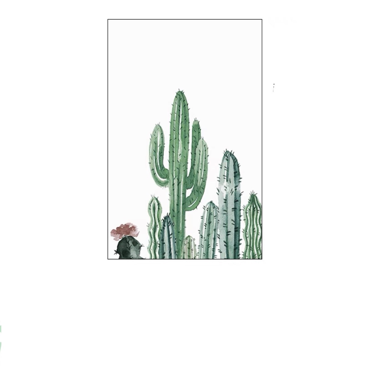 Glass Window Film Frosted Opaque Privacy Glass Films Cactus