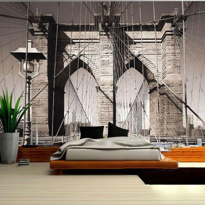 custom-wall-mural-wallcovering-nostalgic-vintage-wallpaper-suspension-bridge