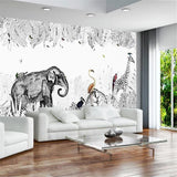 black-and-white-rain-forest-custom-wallpaper-3d-mural-study-living-room-sofa-tv-background-waterproof-canvas-wallpaper-wall-painting-papier-peint-wallcovering-nursery