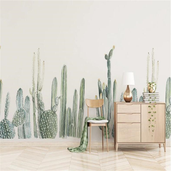 Nordic-cactus-custom-wallpaper-3d-mural-study-living-room-sofa-tv-background-waterproof-canvas-wallpaper-wall-painting-papier-peint