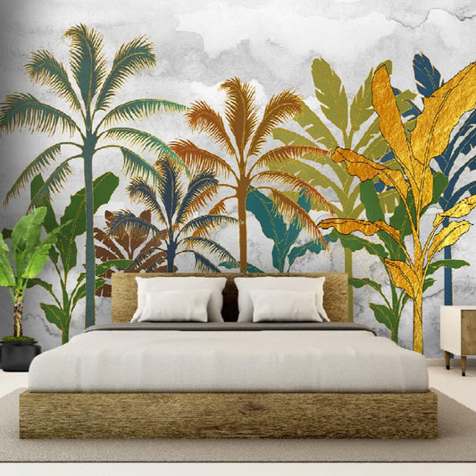 custom-mural-papier-peint-modern-nordic-abstract-tropical-plants-golden-relief-lines-background-wall-papel-de-parede-3d-wallpapaper