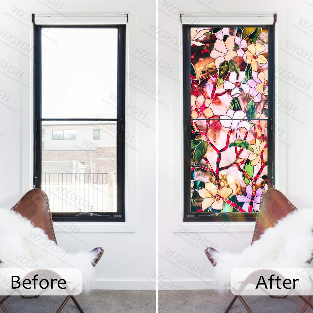 30-100-cm-safety-decorative-window-films-pvc-static-cling-stained-privacy-protective-thermal-insulation-glass-stickers-magnolia