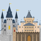 Custom Wallpaper Mural Nordic Style Cartoon Castle