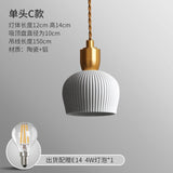 Nordic Style Modern Lighting Ceramic Pendant Light Fixture