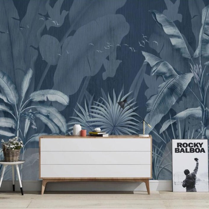 custom-3d-mural-wallpaper-papier-peint-tropical-plants-rainforest-palm-leaf-interior-bedroom-dining-room-living-room-photo-wall-decoration