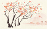 custom-wallpaper-mural-sakura-abstract-tree-photo-mural-wallpaper-tv-background-watercolor-flowers-nordic-decorative-wall-painting-papier-peint