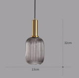 Nordic Style Colorful Macaron Glass Pendant Lights