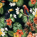 custom-mural-wallpaper-painting-pastoral-parrot-tropical-rainforest-plant-cartoon-living-room-tv-backdrop-wall-papers-home-decor