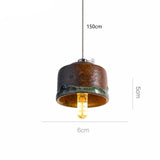 Retro Mini Ceramic Pendant Light Chinese Style Hanging Lamp