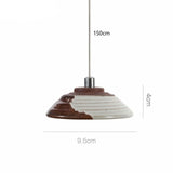 Retro Mini Ceramic Pendant Light Chinese Style Hanging Lamp