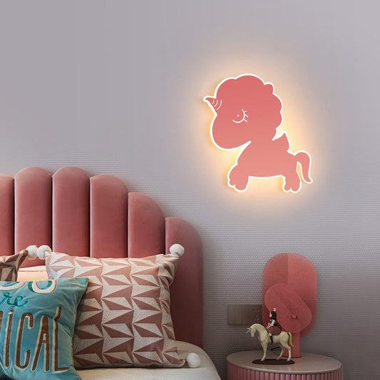 creative-personality-wall-lamp-background-wall-horse-modeling-lamp-simple-living-room-bedroom-aisle-bedside-cartoon-wall-lamp-for-kid's-room-unicorn