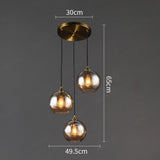 Modern Glass Pendant Light Nordic Fashion Hanging Lamp