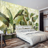 custom-mural-wallpaper-european-style-green-banana-leaf-oil-painting-canvas-home-decor-living-room-bedroom-modern-art-wallpaper